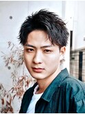 短髪ショートスパイキーショートメンズパーマメンズカット