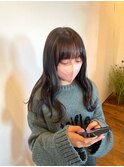 秋冬にピッタリ 透明感カラー