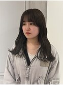 【YOKE】オリーブグレージュアッシュブラウン顔周りレイヤー