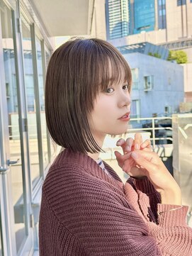 ハルキミナトジャパン 神戸(HARUKI MINATO japan) ボブ 20代30代40代ヘア 切りっぱなし 三ノ宮