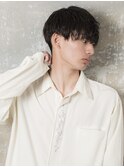 刈り上げマッシュ　ナチュラルパーマ　ニュアンス　MOMO