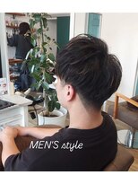 ヘアアトリエ ナイン(hair atelier nine)&nbsp;ブルーブラック/スペインカール/スパイキーショート/福島市