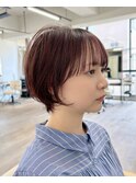 横顔美人ショート　熊本丸みショート　くびれショート　右田莉奈