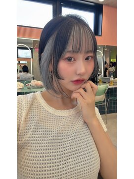 ロンド ストラーダ 心斎橋(Lond strada) レイヤーボブ×ハイトーン[心斎橋/髪質改善]