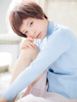 モッズヘア 福岡天神店&nbsp;mod's天神/チェリーレッドぱっつん前髪小顔マッシュショートa