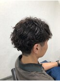 Second   ×　メンズパーマ