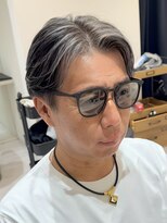 バース 梅田中崎町店(BIRTH)&nbsp;50代40代白髪ぼかしシルバーメッシュバレイヤージュ