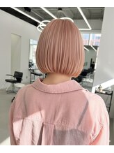 ヴィムヘアー 北谷店(VIM hair)&nbsp;トレンドスタイル♪ミニボブ×透明感ペールピンク◎
