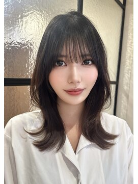 ロンドロゼ 池袋(Lond rose) レイヤーカット×暗髪