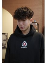 チャプター 問屋町(chapter) スペインカール海外風パーマケアパーマテーパーフェード