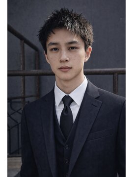 ベル 銀座並木通り店(Belle) 《スーツ仕事でもカッコいい》/シャドウパーマ/ベリーショート