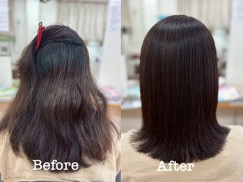 ビューティーサロン王の写真/【東郷駅徒歩5分/髪質改善サロン】エイジング・ハイダメージの方にも◎髪の状態に合わせた美髪をご提案♪
