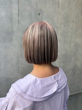 クレア 下北沢(CREA) ワンホンレイヤー/ミルクティーブロンド/ダークブルー/下北沢