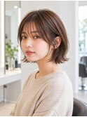 ショートボブ髪型20代30代40代50代前髪あり前髪なし面長丸顔越谷