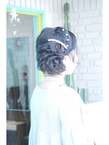 エアリー ヘアーデザイン(airly hair design) 編み込みシフォン