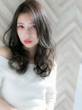 ローマ ギンザ(ROMA Ginza) 『ROMA』大人暗髪ブルージュ３Dカラー ヴェールウェーブロング