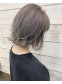 グレージュ_エッジショートくびれセミディたまねぎアレンジ北間