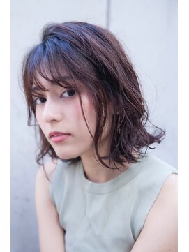 オースティン 錦糸町(AUSTIN) AUSTIN バレイヤージュ×大人カワイイくせ毛風ミディ