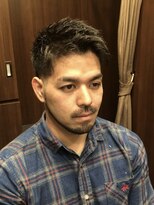 ヒロギンザ 御徒町店(HIRO GINZA)&nbsp;アップバングローフェードスタイル