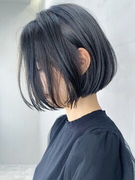 アイティーバイアルバム 下北沢店(IT by ALBUM) ダークグレーボブ_ツートンカラーアースカラー_ba283531