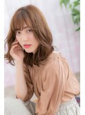 くせ毛風ウェーブ巻き大人かわいいくびれヘアb1