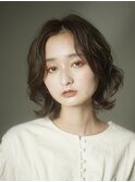 ゆるふわミディ/30代40代/センターパート【カペリベラ香里園店】