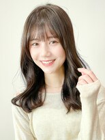 レア 表参道(L'ea)&nbsp;黒髪クラゲヘアーオリーブグレー小顔ココアベージュ