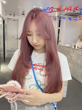 ゲーム 原宿店(GAME) ピンクヘア × レイヤーカット