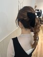 フレイムス ヘアアンドリラックス 戸田店(Frames hair&relax) 編みおろし、和装ヘアー、日本髪も得意です。ご相談下さい^ ^