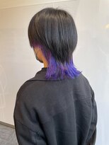 ネオンズ 札幌駅JR55ビル店(NEON´S) 【インナーカラー】＊ウルフ×インナーバイオレット×ピンク＊