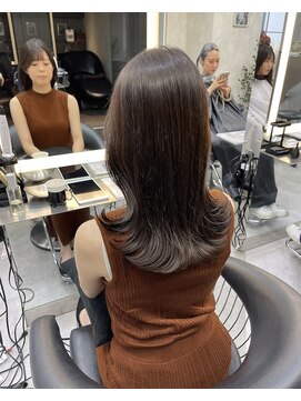 ロンドアヴァントゥス 池袋(Lond aventus) 韓国レイヤー/韓国風/ボブ/髪質改善/黒髪/ブリーチなし〔池袋〕