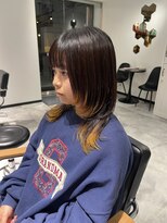 スミ(sumi)&nbsp;エンドカラー/裾カラー/インナーカラー長崎/20代30代40代◎岩田