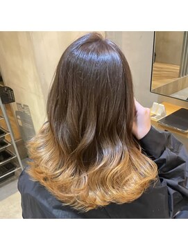 ジーナ 船橋(Zina) 髪質改善＊ロングレイヤーグレーベージュ＊美髪【Zina船橋】