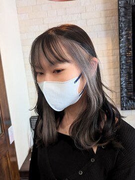 ボアップ(boappu) #インナーカラー#インナーカラーグレージュ#ミルクティー