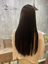 ジーナ 船橋(Zina)&nbsp;髪質改善＊ロングレイヤーグレーベージュ＊美髪【Zina船橋】