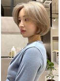 韓国 ハイトーン ボブ