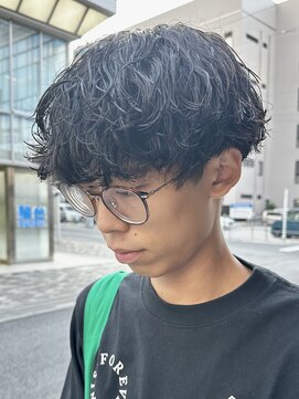 オーガニック アトリエ 大宮(organic+atelier) 波巻きスパイラルパーマメンズマッシュツイストスパイラルパーマ