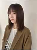 【nanami】顔まわりが盛れるレイヤーカット