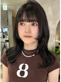 【艶感★シースルーバング】韓国ヘア20代30代ウェーブ巻き髪