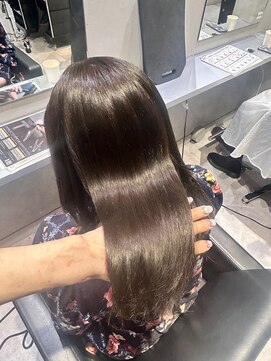 アルーシェ 新宿店(Alushe) 韓国ヘア×オリーブグレージュ×髪質改善