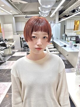 テテ(TETE) ショート/マッシュショート/オレンジブラウン