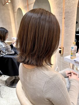 ロンド エスポワール 錦糸町(Lond espoir) ◯ メルティカラー似合わせカットウェーブミディアム縮毛ボブ