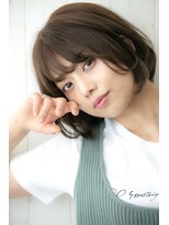 オレンジクラッカー 鎌倉長谷(Orange Cracker)&nbsp;【オレンジクラッカー】小顔愛されボブ × アッシュブラウン