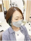 インナーカラー　ターコイズ