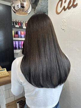 アリスバイアフロート 自由が丘(ALICe by AFLOAT) 暗髪カラー◎オリーブグレージュ8トーン【自由が丘】