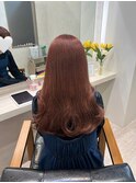ブリーチなしピンクベージュ