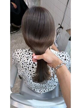 ハローバイシー 仙台(Hello by Sea) 艶髪モカブラウン×髪質改善[美髪/韓国風/顔周り]仙台