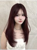 イメチェン美髪レイヤーカット韓国ヘア