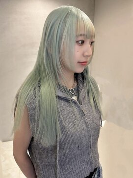 ペレ アネックス 大阪梅田茶屋町店(PELE ANNEX) くびれヘア/アプリコットオレンジ/夏のヘアアレンジ/梅田