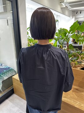 オーシャン(Ocean) ［Ocean Hair&Life 水田］パツっとトレンド切りっぱなしボブ☆